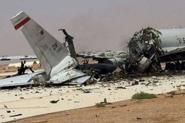 US surveillance plane wrecked as Iran hits Prince Sultan Air Base