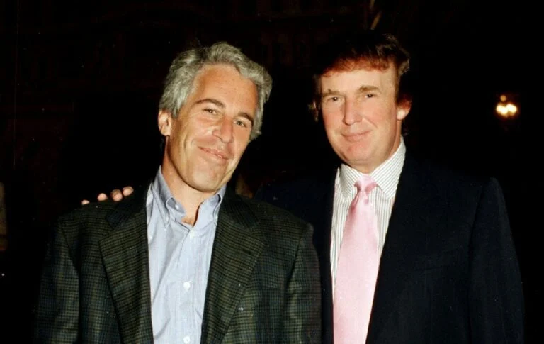 jeffrey epstein with trump