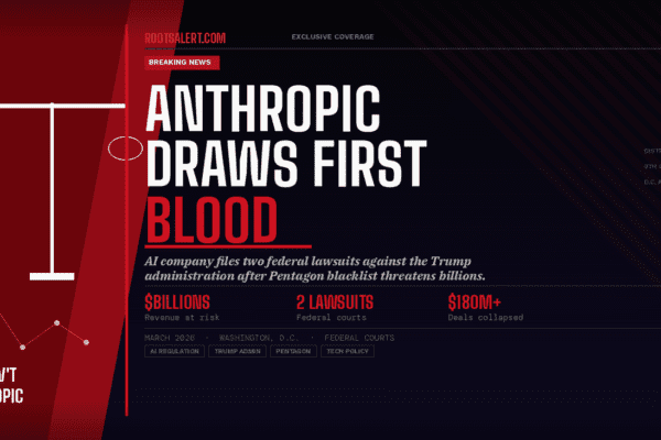 Anthropic Sues Trump’s Pentagon Over Blacklist  Billions at Stake