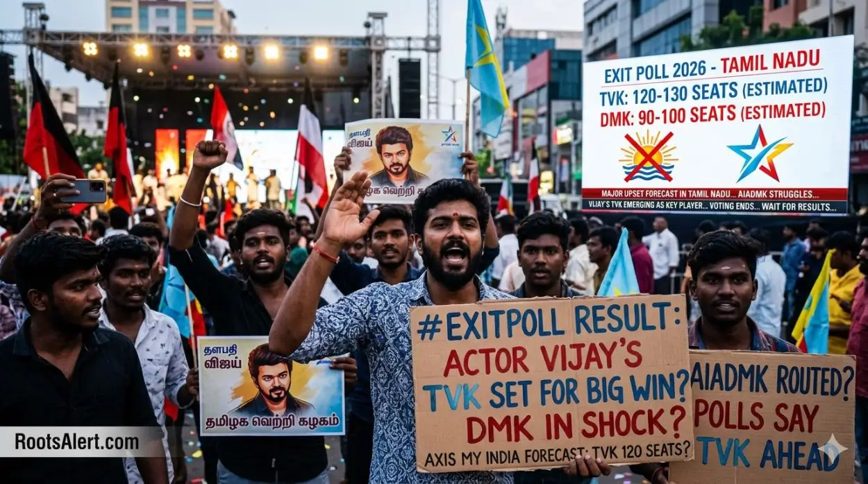 Exit Polls 2026: TVK Threatens DMK in Tamil Nadu, BJP Sweeps Assam