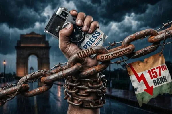 India Plunges to 157 in Press Freedom Index as State Weaponises Laws Against Media