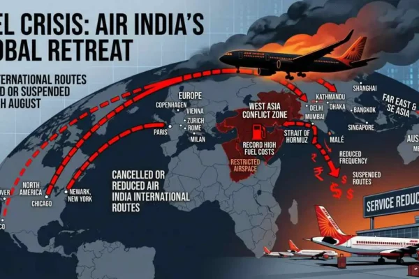 Air India Cuts Flights on 29 International Routes Amid Fuel Crisis