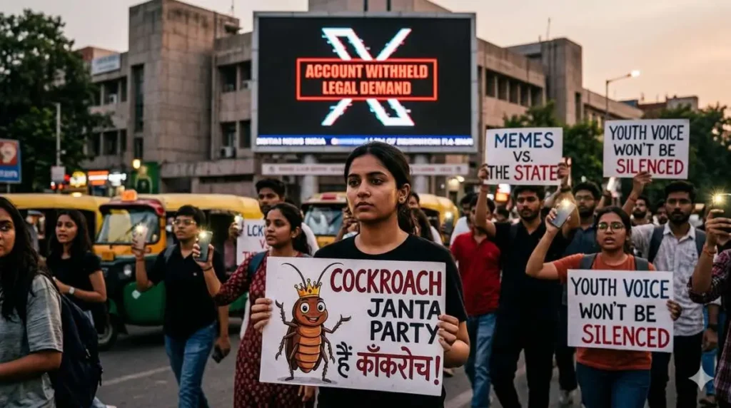 Cockroach Janta Party Banned on X as India Cracks Down on Digital Dissent 1 IMG 0610