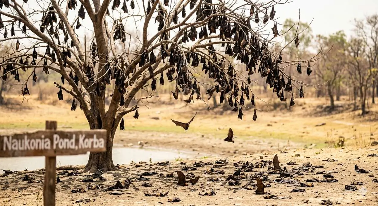 Extreme Heat Leaves Hundreds of Bats Dead at Chhattisgarh 
