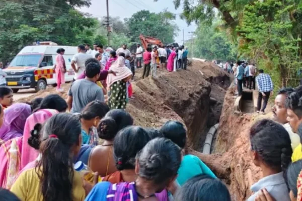 Three dead in Balod pipeline collapse, families demand arrests