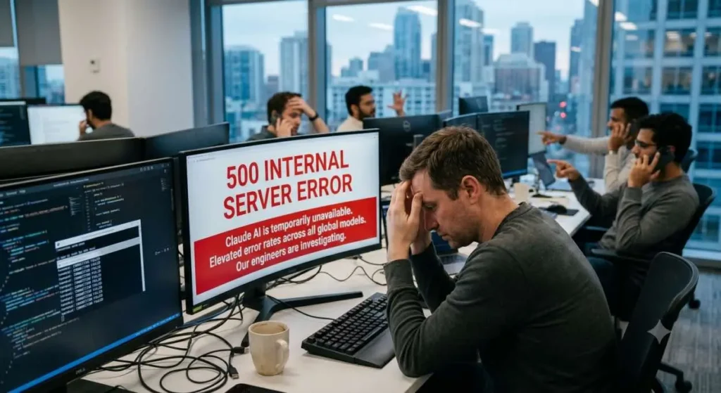 Anthropic Claude AI global outage affects multiple chatbot services 1 IMG 0729