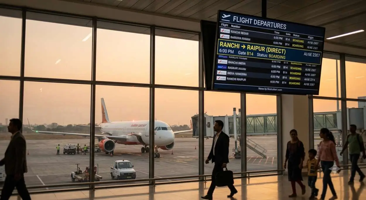 No More 23-Hour Layovers? Ranchi Pushes Airlines for Direct Flight to Raipur