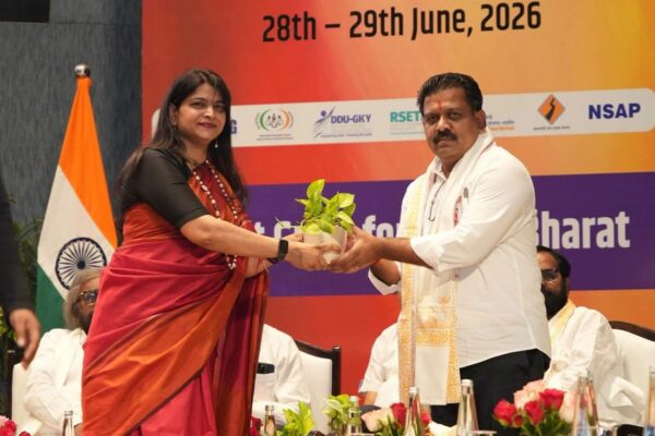 Deputy CM Vijay Sharma Attends National Rural Development Conference: Emphasis on ‘Viksit Gaon’ to Build a ‘Viksit Bharat’