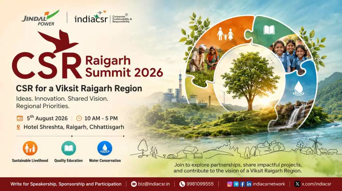 India CSR and Jindal Power Announce 2026 Summit to Build a ‘Viksit Raigarh’