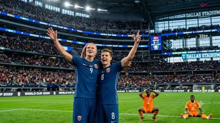 Erling Haaland’s late winner sends Norway past Ivory Coast into World Cup last 16