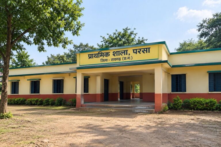 New School Buildings for Parsa: ₹33.90 Lakh Sanctioned for Forest-Belt Children in Raigarh