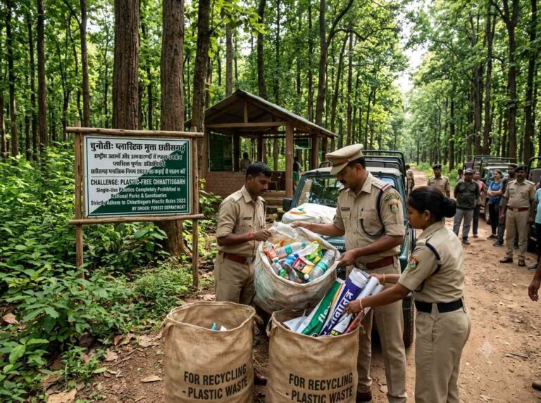 Chhattisgarh empowers forest staff to enforce 2023 plastic ban