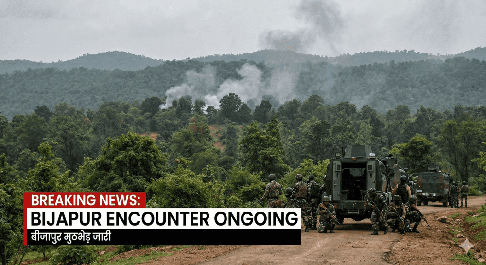 Two Naxalites, Including Senior Commander Dilip Bedja, Killed in Bijapur Encounter; Hunt on for Top Leader Papa Rao